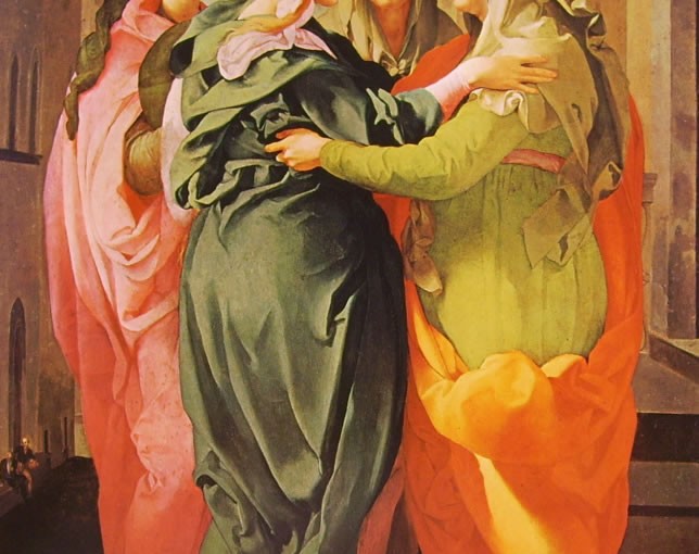 Visitazione, cm. 202 x 156, Pieve di San Michele, Carmignano.